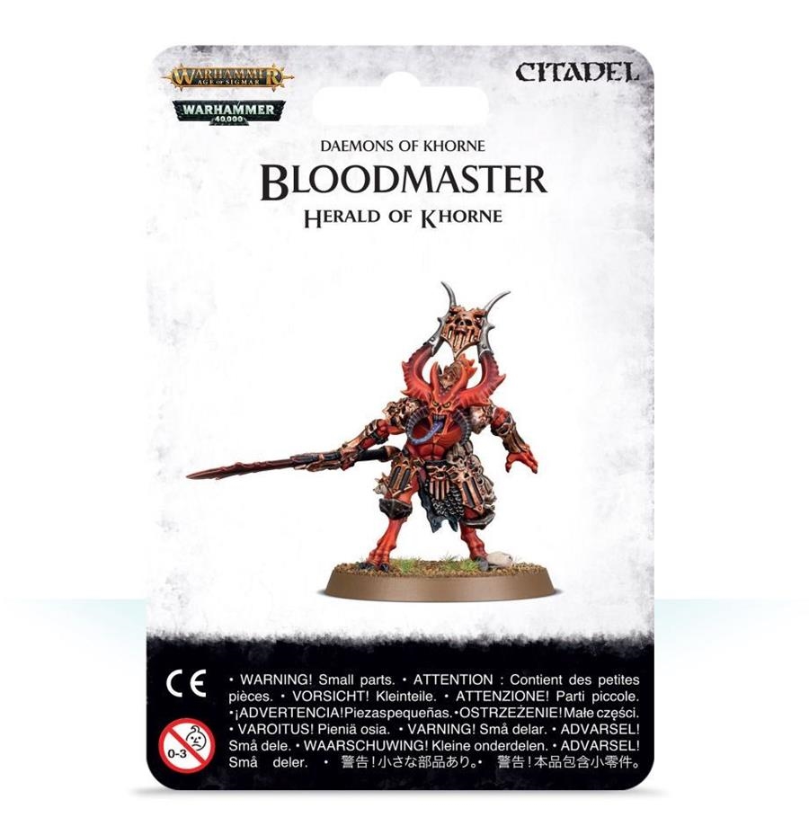 EL AMO SANGRIENTO HERALDO DE KHORNE | 5011921199624 | GAMES WORKSHOP