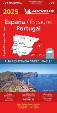 MAPA NATIONAL ESPANA & PORTUGAL 2025 17794 | 9782067265479 | MICHELIN