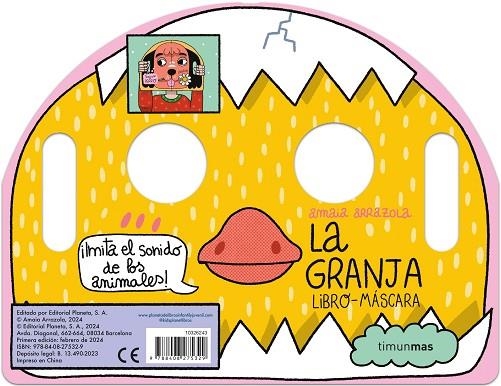 La granja. Libro-mascara | 9788408275329 | Amaia Arrazola