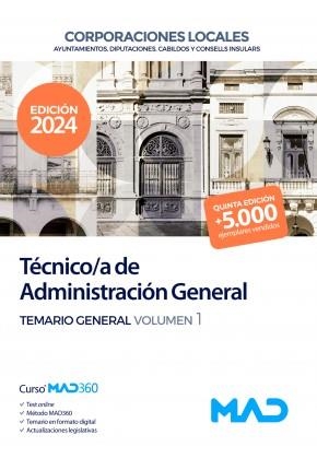 TECNICO/A DE ADMINISTRACIÓN GENERAL DE AYUNTAMIENTOS, DIPUTACIONES Y DEMAS CORPO | 9788414280423 | VVAA