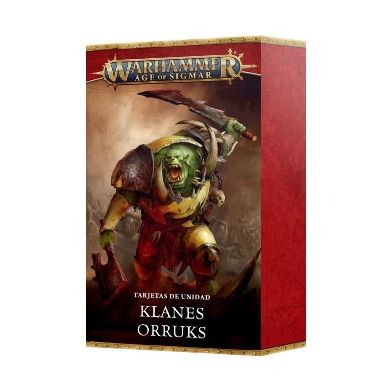 TARJETAS DE UNIDAD: KLANES ORRUKS (ESP) | 5011921247035 | GAMES WORKSHOP