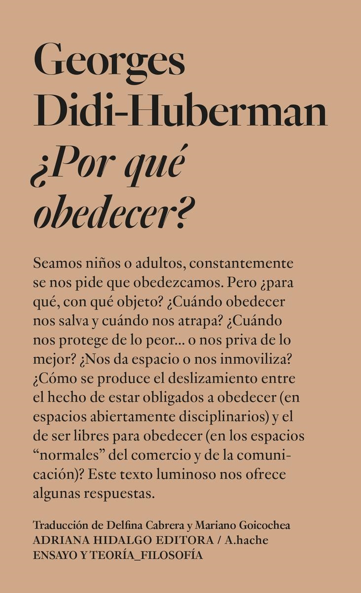 Por que obedecer | 9786316615022 | GEORGES DIDI-HUBERMAN