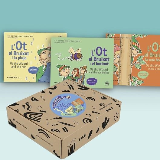 L'Ot el Bruixot 3 contes bilingues | 9788419912299 | Josep Lluis Martinez Picanyol