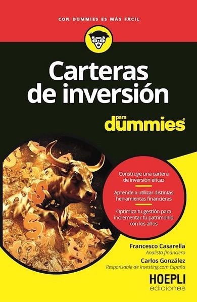 CARTERAS DE INVERSION PARA DUMMIES | 9791254990650 | FRANCESCO CASARELLA & CARLOS GONZALEZ