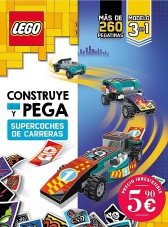 LEGO® CONSTRUYE Y PEGA SUPERCOCHES DE CARRERAS | 9791259576675 | LEGO