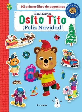 OSITO TITO MI PRIMER LIBRO DE PEGATINAS FELIZ NAVIDAD | 9788408273035 | BENJI DAVIES
