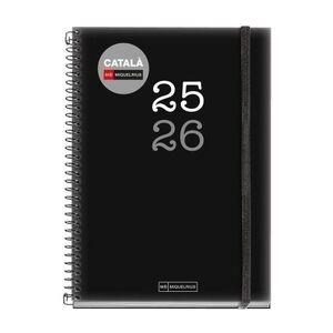 AGENDA ESCOLAR 2025 2026 DP DIN A5 ESPIRAL NEGRE | 8422593268940 | MIQUELRIUS