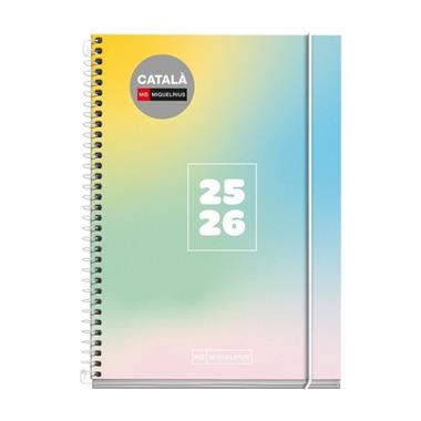 AGENDA ESCOLAR 2025-2026 SV HORITZONTAL DIN A6 ESPIRAL YEAR | 8422593268629 | MIQUELRIUS