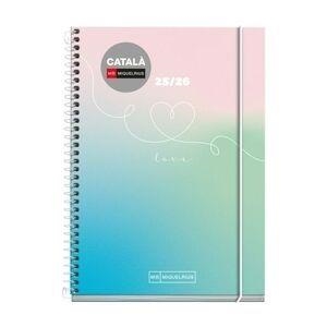 AGENDA ESCOLAR 2025-2026 SV HORITZONTAL DIN A6 ESPIRAL LOVE | 8422593268612 | MIQUELRIUS