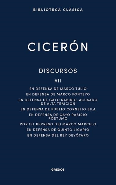 Discursos VII | 9788424999049 | Marco Tulio Ciceron