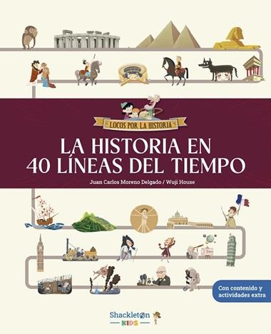 LA HISTORIA EN 40 LINEAS DEL TIEMPO | 9788413614281 | JUAN CARLOS MORENO DELGADO