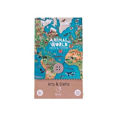 ANIMAL WORLD POSTER & STICKERS | 8436580428712 | LONDJI & TXELL DARNE