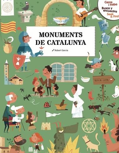 CERCA I TROBA BUSCA Y ENCUENTRA SEEK & FIND MONUMENTS DE CATALUNYA | 9788410478138 | VVAA