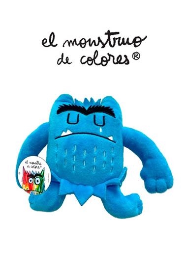 MONSTRUO DE COLORES PELUCHE AZUL 15 CM TRISTEZA | 8495390897927 | AA.VV