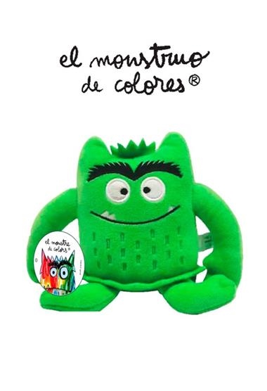 MONSTRUO DE COLORES PELUCHE VERDE 15 CM CALMA | 8495390897897 | AA.VV