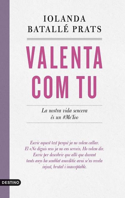 VALENTA COM TU | 9788419734235 | IOLANDA BATALLE PRATS