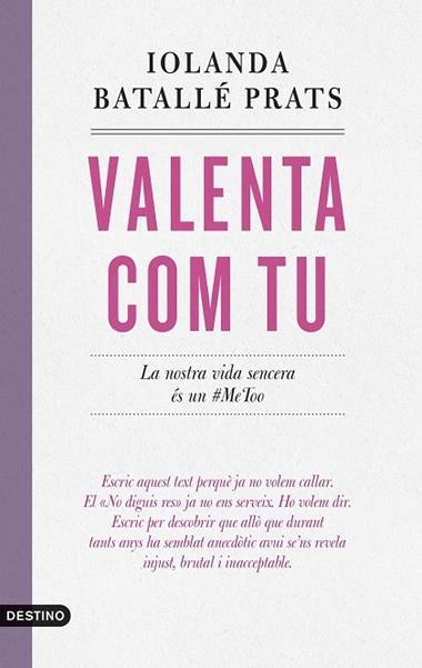 VALENTA COM TU | 9788419734235 | IOLANDA BATALLE PRATS