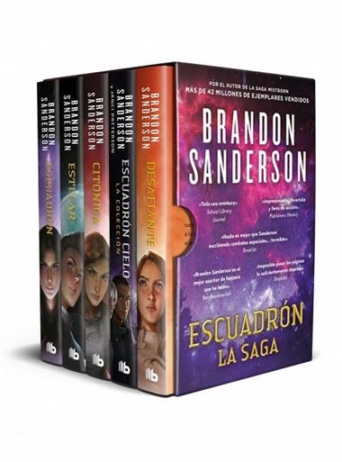 Estuche Escuadron & Estelar & Citonica & Desafiante | 9788413149608 | Brandon Sanderson