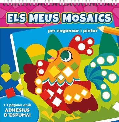 ELS MEUS MOSAICS PER ENGANXAR I PINTAR ANIMALS DOMESTICS | 9788410515222 | VVAA