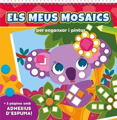ELS MEUS MOSAICS PER ENGANXAR I PINTAR ANIMALS SALVATGES | 9788410515246 | VVAA