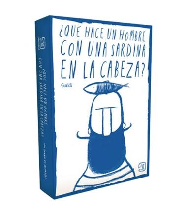 Que hace un hombre con una sardina en la cabeza | 9788419223937 | Guridi
