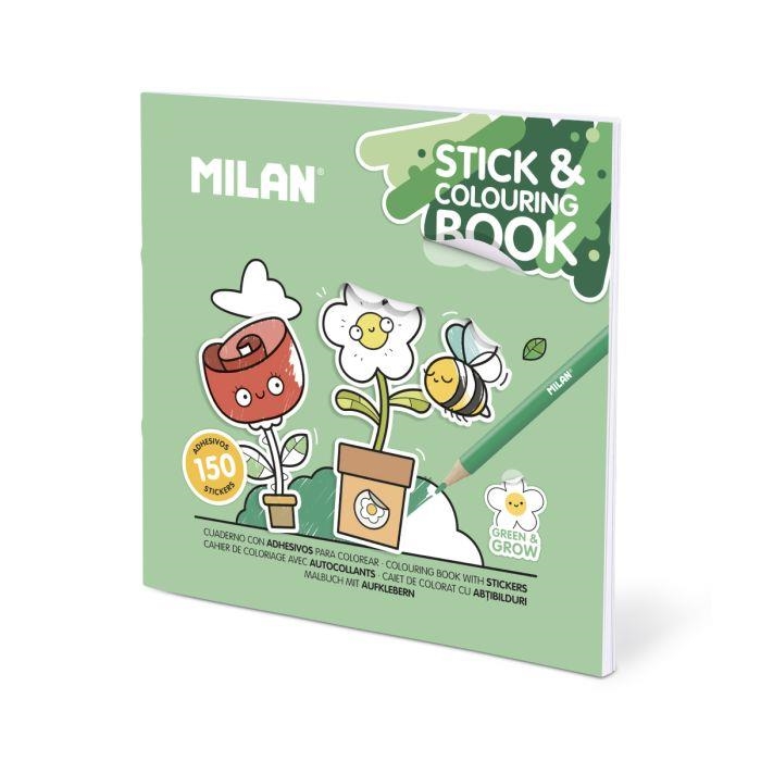 STICK & COLOURING BOOK | 8411574112938 | MILAN