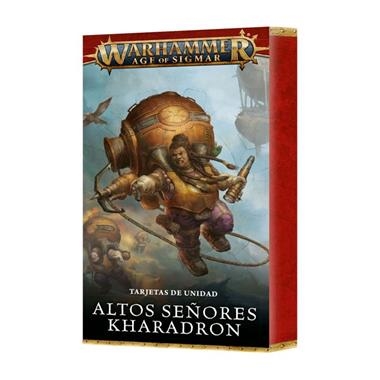 TARJETAS DE UNIDAD:KHARADRON O/LORDS ESP | 5011921249886 | GAMES WORKSHOP