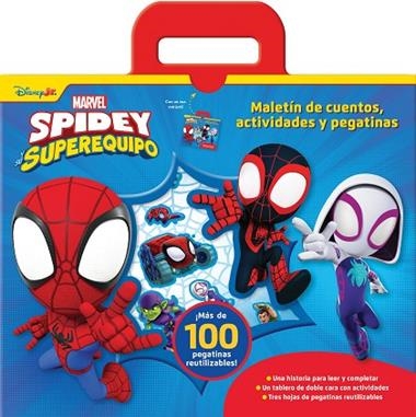 Spidey y su superequipo Maletin de cuentos actividades y pegatinas | 9788410362048 | Marvel