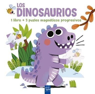 Lee y juega con puzles magneticos Los dinosaurios | 9788408302056 | YOYO