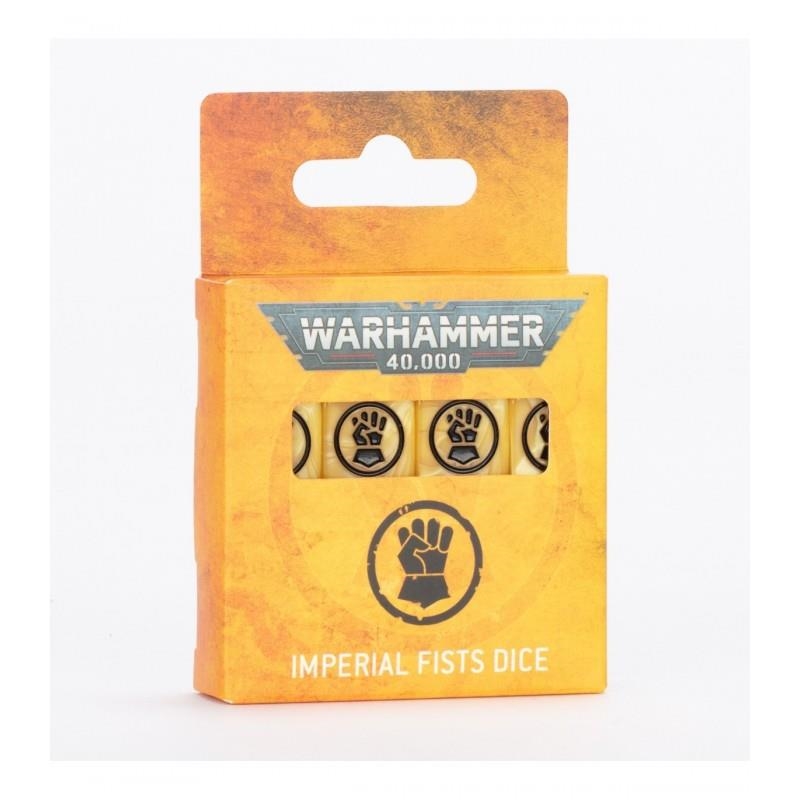 WARHAMMER 40000: IMPERIAL FISTS DICE | 5011921189762 | GAMES WORKSHOP