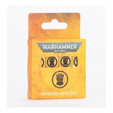 WARHAMMER 40000: IMPERIAL FISTS DICE | 5011921189762 | GAMES WORKSHOP