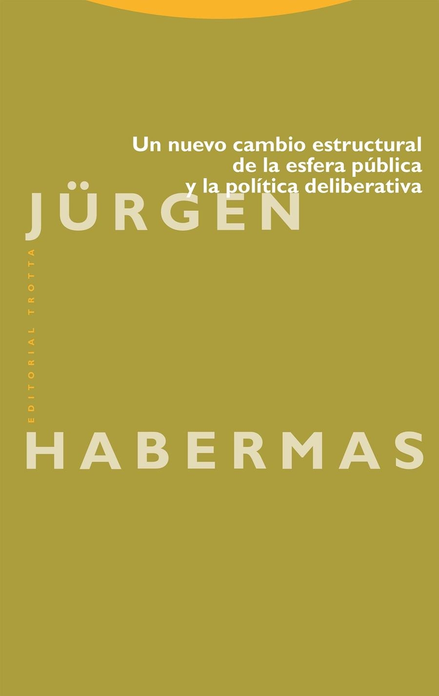 Un nuevo cambio estructural de la esfera publica y la politi | 9788413643250 | JURGEN HABERMAS