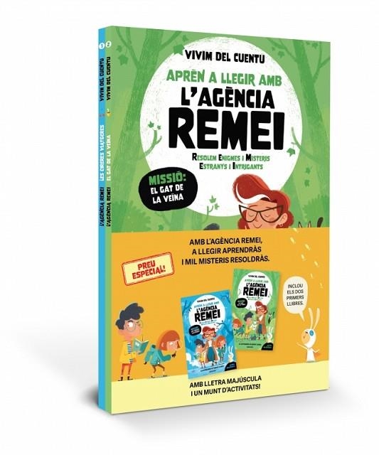 Apren a llegir amb l'Agencia REMEI 01 02 | 9788427252608 | Vivim del cuentu