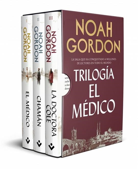 Estuche Trilogia El Medico | 9791387652371 | Noah Gordon