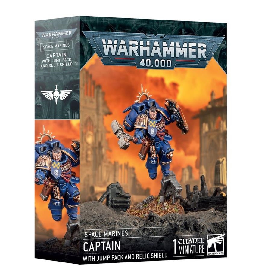 CAPITAN CON PROPULSOR DE SALTO Y ESCUDO | 5011921265619 | GAMES WORKSHOP