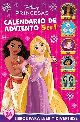 Princesas Calendario de Adviento 5 en 1 | 9788410029712 | Disney
