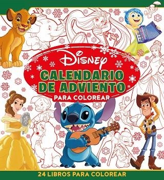 Disney Calendario de Adviento para colorear | 9788410029729 | Disney