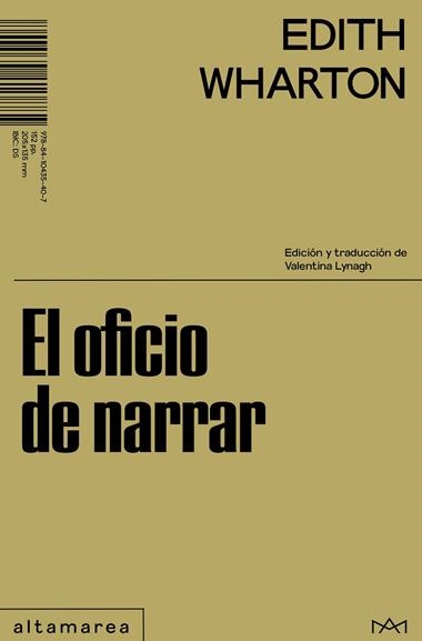 EL OFICIO DE NARRAR | 9788410435407 | EDITH WHARTON