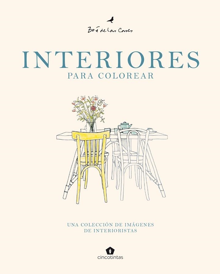 Interiores para colorear | 9788419043870 | ZOE DE LAS CASES