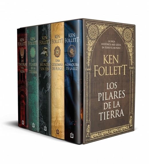 Estuche Los Pilares de la Tierra | 9788466387910 | Ken Follett