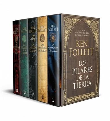 Estuche Los Pilares de la Tierra | 9788466387910 | Ken Follett