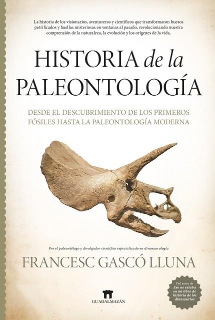 HISTORIA DE LA PALEONTOLOGIA | 9788419414946 | FRANCESC GASCO LLUNA