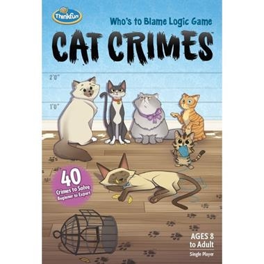 CAT CRIMES 40 CRIMENES PARA RESOLVER | 4005556763672 | THINKFUN