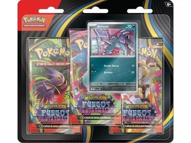 PACK 3 SOBRES MEGAEVOLUCIN FUEGOS FANTASMALES MAS CARTA WEAVILE | 196214125292 | THE POKEMON COMPANY