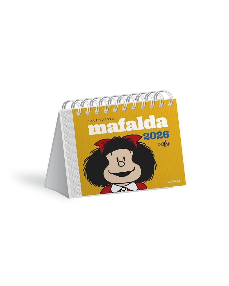 MAFALDA 2026 CALENDARIO ESCRITORIO AMARILLO | 9786316693419 | QUINO