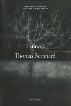 EXTINCIO | 9788417410490 | THOMAS BERNHARD