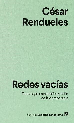 Redes vacias | 9788433948991 | Cesar Rendueles