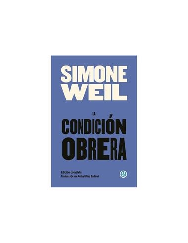 LA CONDICION OBRERA | 9788419990631 | SIMONE WEIL