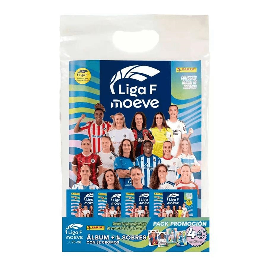 ALBUM DE CROMOS LA LLIGA FEMENINA 2025-2026 & 4 SOBRES | 8424248926274 | PANINI