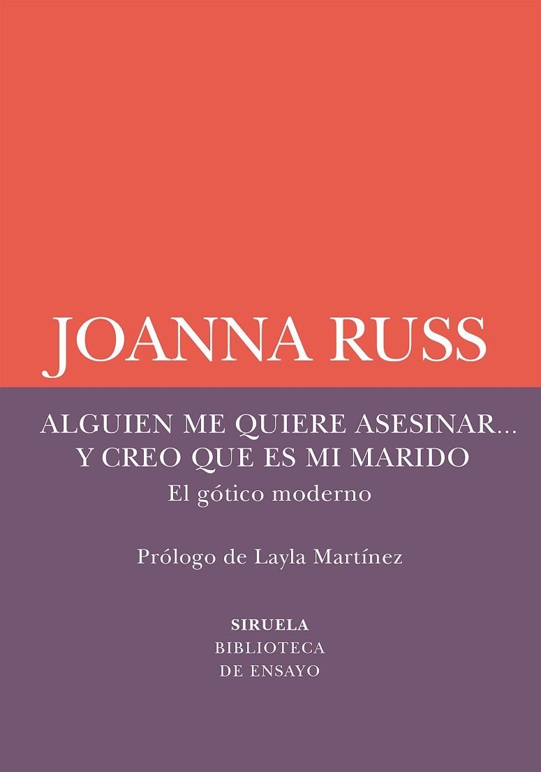 Alguien me quiere asesinar Y creo que es mi marido | 9791387688714 | Joanna Russ